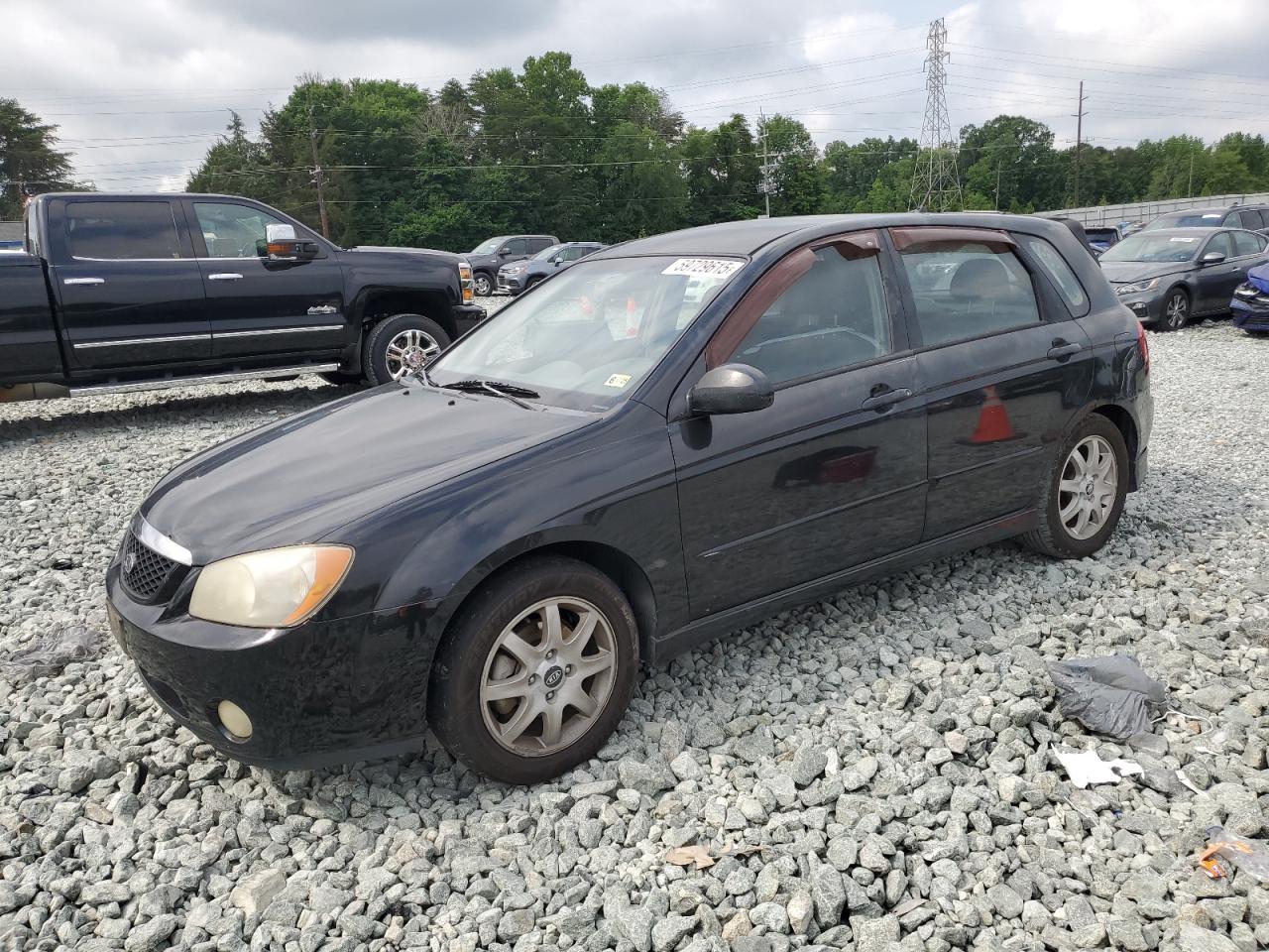 2005 Kia Spectra5 de vânzare în Mebane, NC - Vandalism