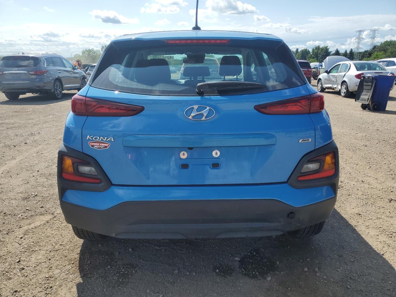 2019 Hyundai Kona Se VIN: KM8K1CAA1KU371982 Lot: 62567975