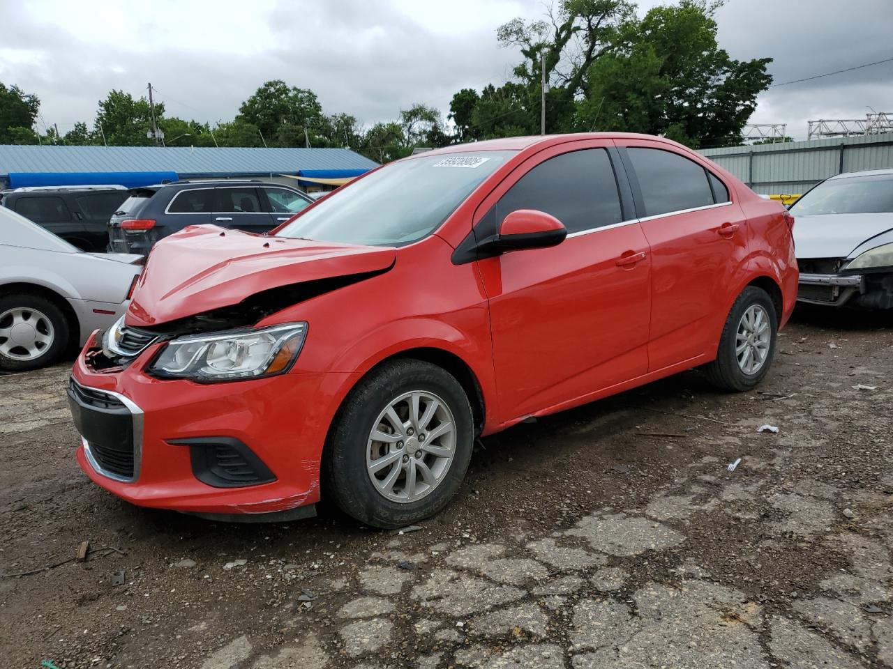 2018 Chevrolet Sonic Lt იყიდება Wichita-ში, KS - Front End