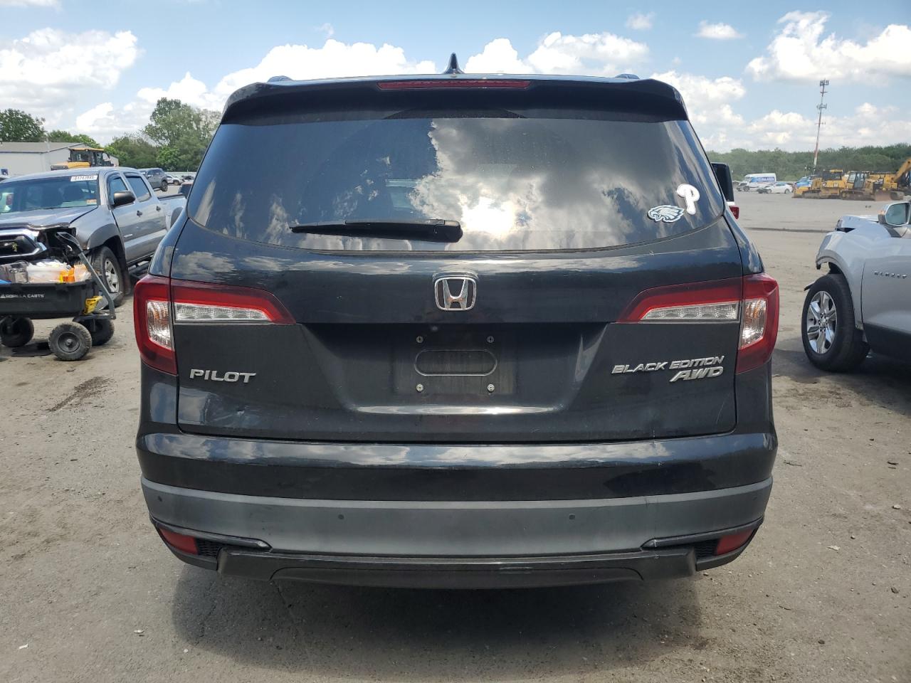 2020 Honda Pilot Black VIN: 5FNYF6H74LB060116 Lot: 61784505