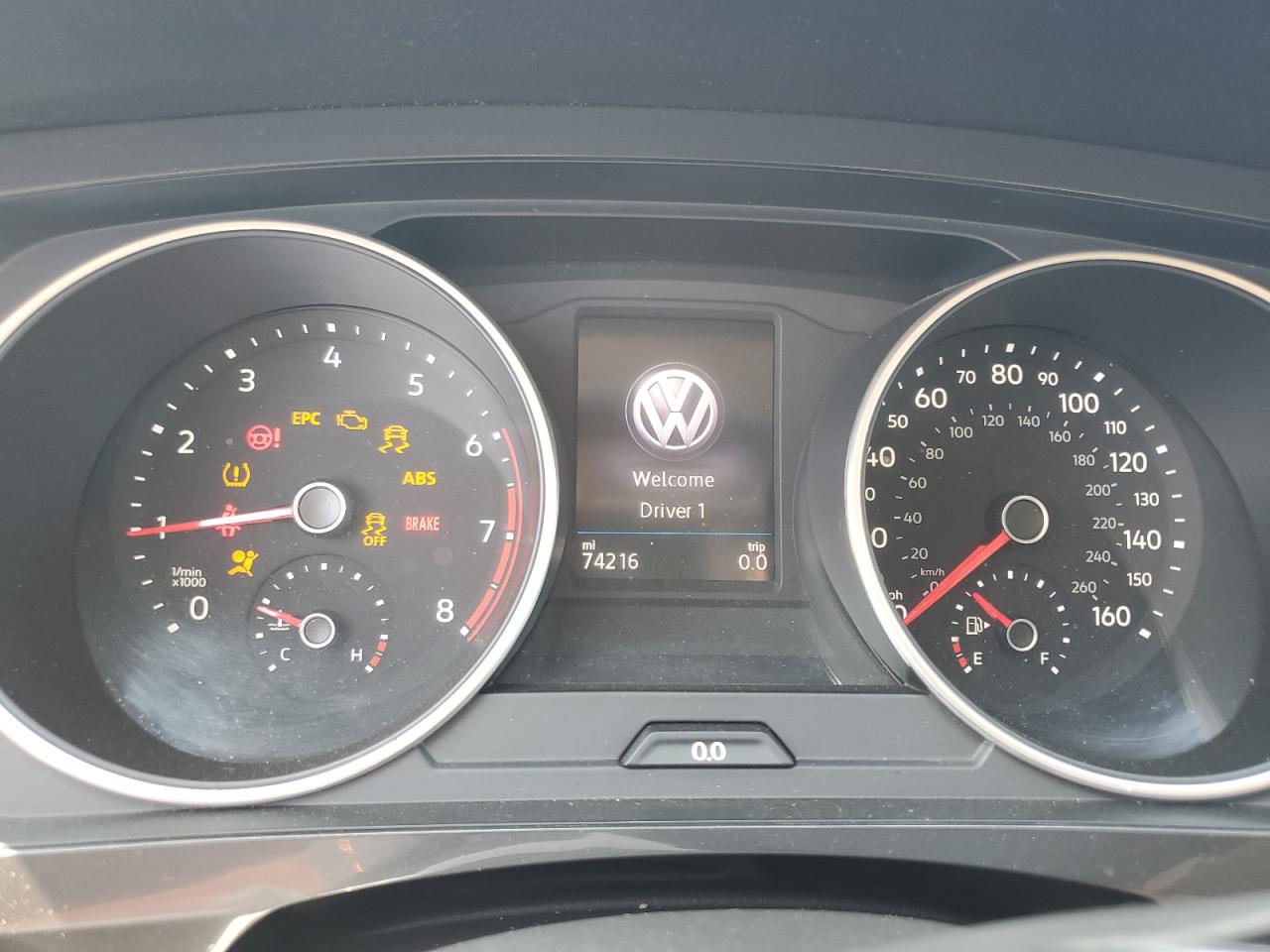2019 Volkswagen Tiguan Se VIN: 3VV2B7AX4KM198073 Lot: 62571045