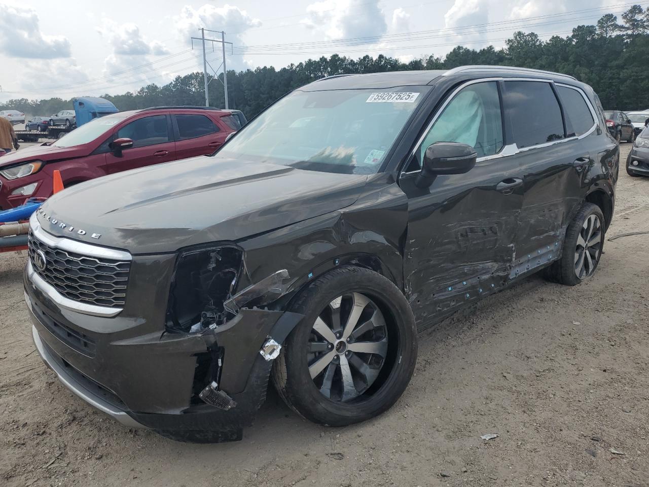 2021 Kia Telluride Ex en Venta en Greenwell Springs, LA - Side