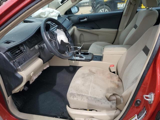  TOYOTA CAMRY 2013 Red