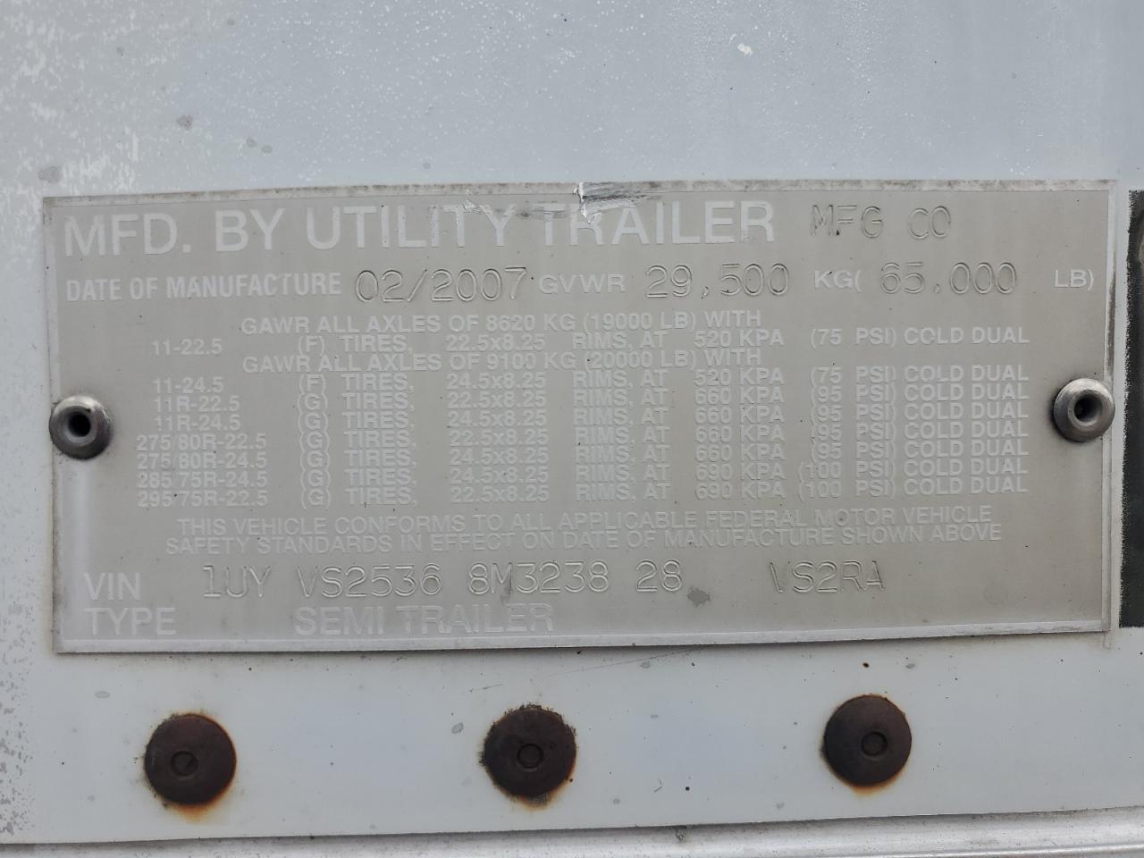 UTILITY ALL Models 2008 VIN 1UYVS25368M323828 photo 10