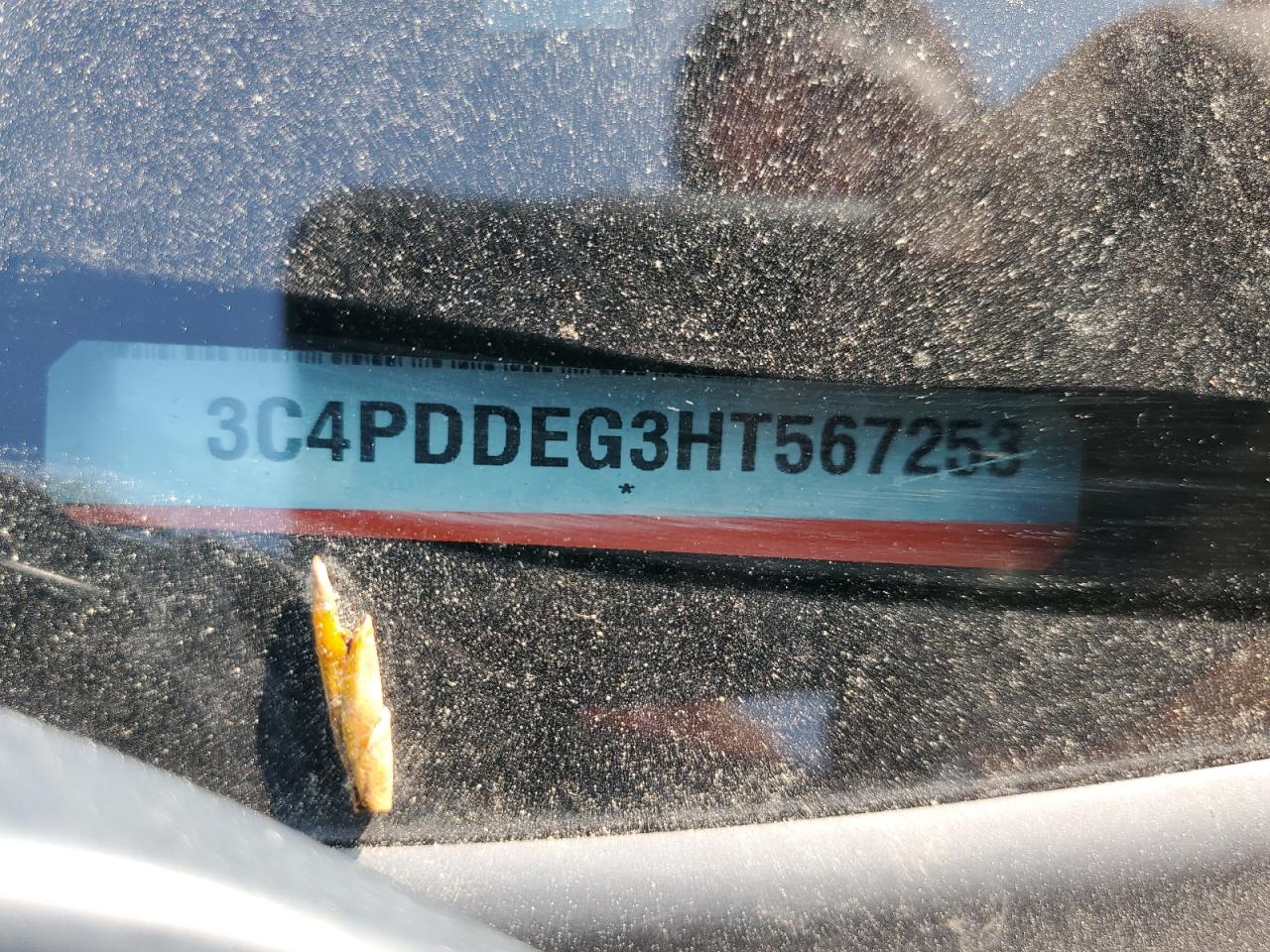 2017 Dodge Journey Gt VIN: 3C4PDDEG3HT567253 Lot: 59097385