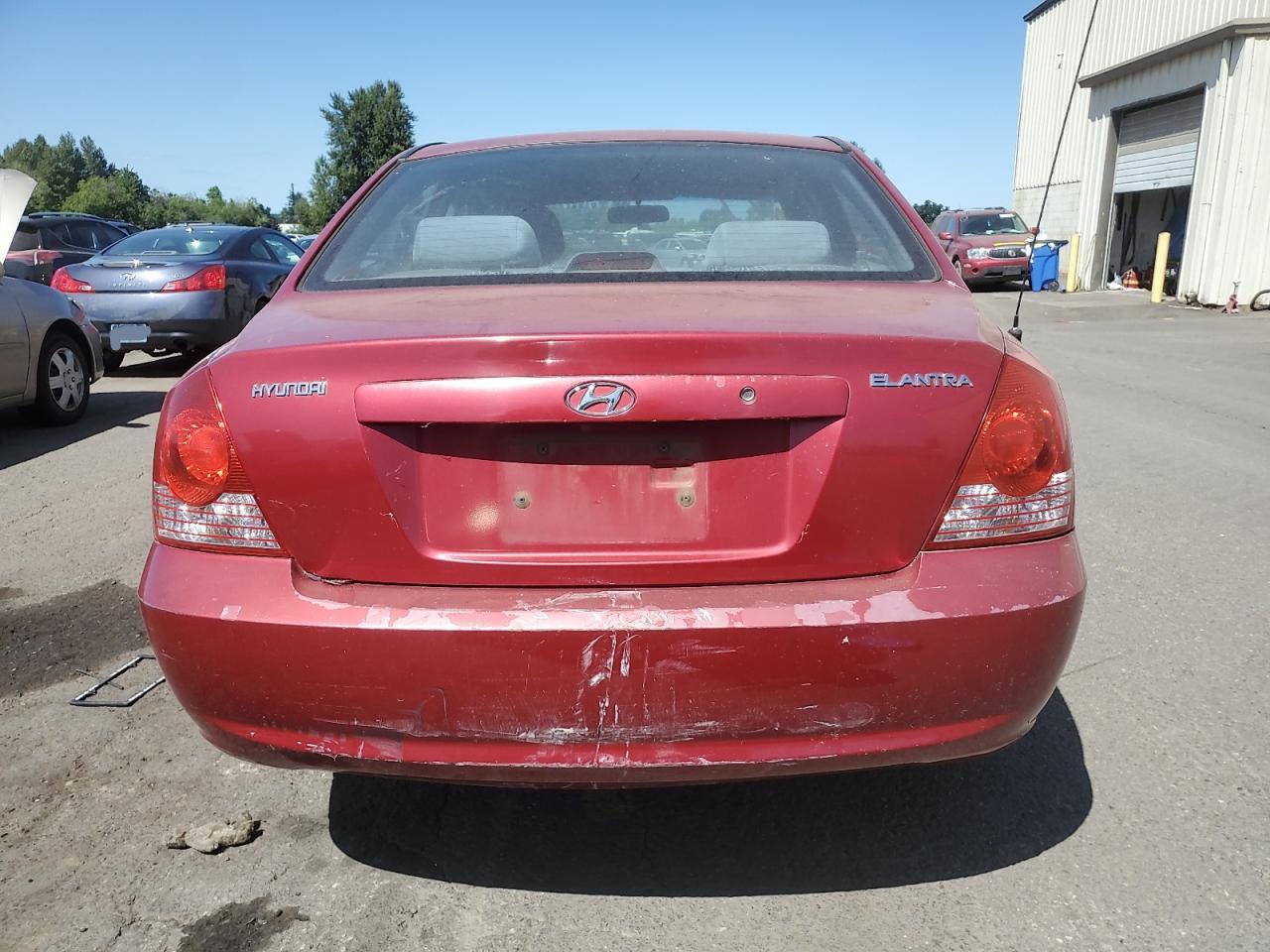 2005 Hyundai Elantra Gls VIN: KMHDN46D65U100250 Lot: 61225025