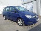 2013 VAUXHALL ZAFIRA EXC for sale at Copart WHITBURN