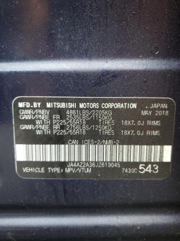 2018 MITSUBISHI OUTLANDER ES  