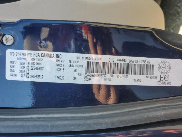 2016 DODGE GRAND CARAVAN SE  