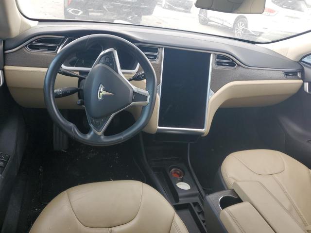Hatchbacks TESLA MODEL S 2013 Czerwony