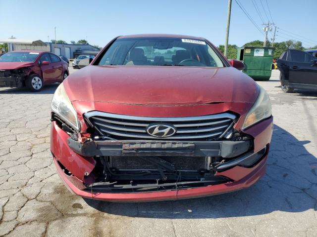  HYUNDAI SONATA 2016 Red