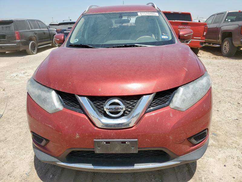  NISSAN ROGUE 2015 Red