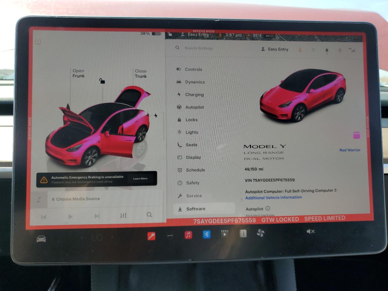 2023 Tesla Model Y VIN: 7SAYGDEE5PF675559 Lot: 60694515