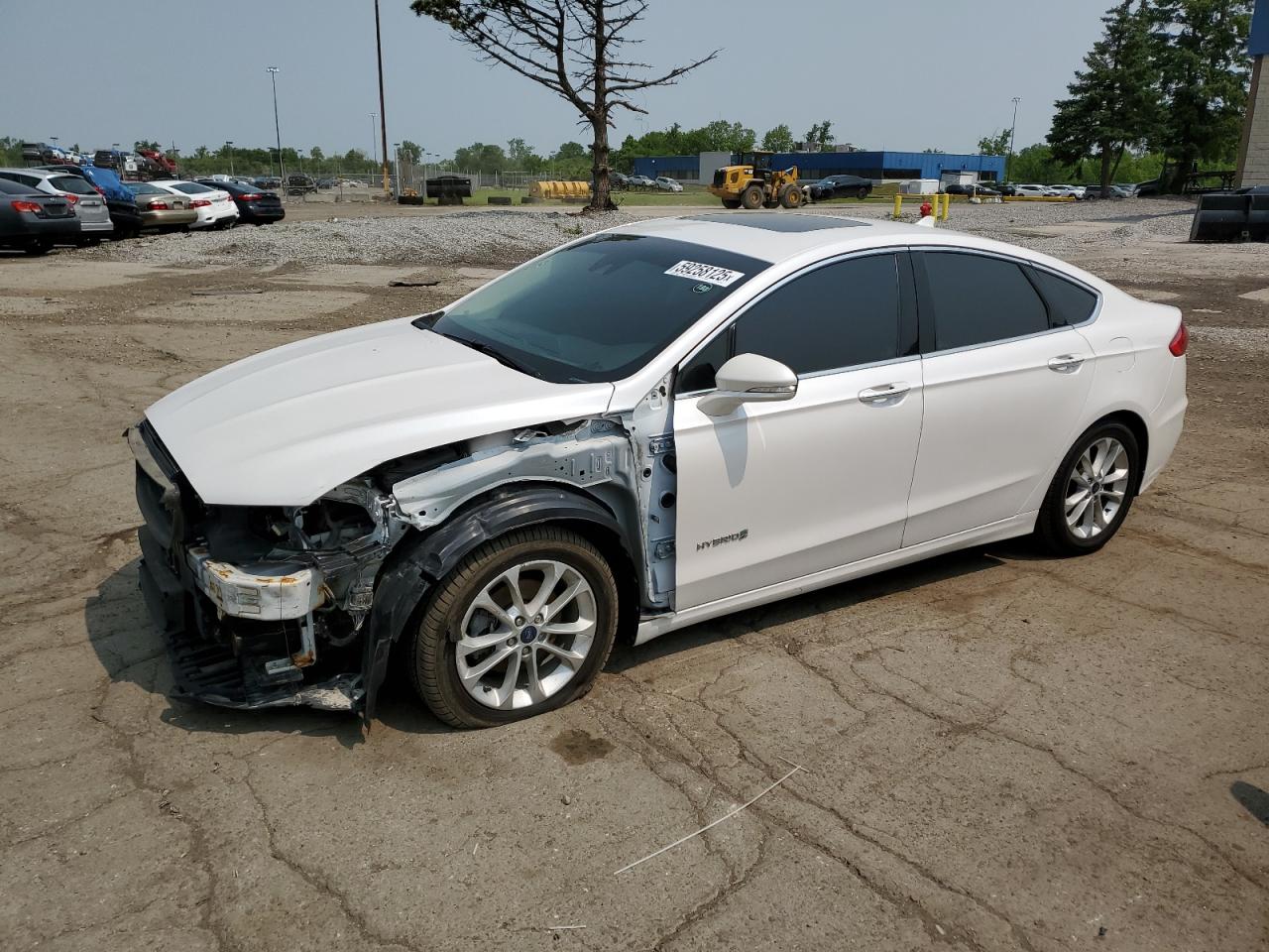2019 Ford Fusion Sel en Venta en Woodhaven, MI - Front End