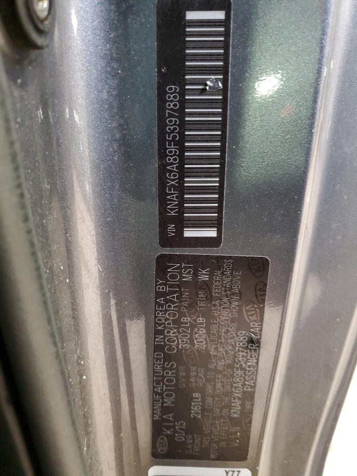 2015 Kia Forte Ex VIN: KNAFX6A89F5397889 Lot: 62452145