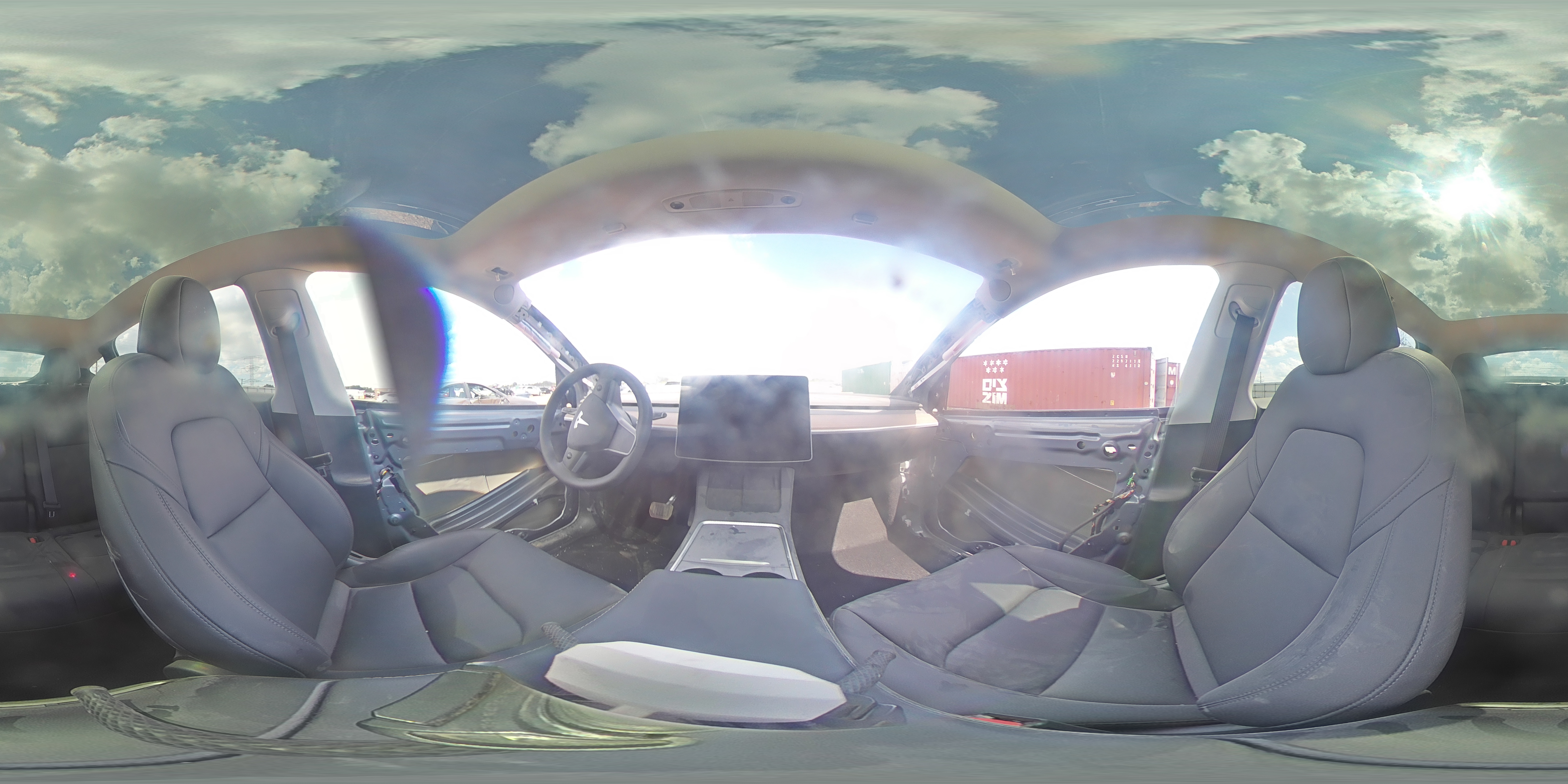 2025 Tesla Model Y VIN: 7SAYGDED5SA377204 Lot: 62487355