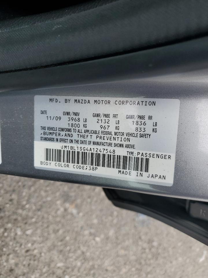 2010 Mazda 3 I VIN: JM1BL1SG4A1247548 Lot: 61793505