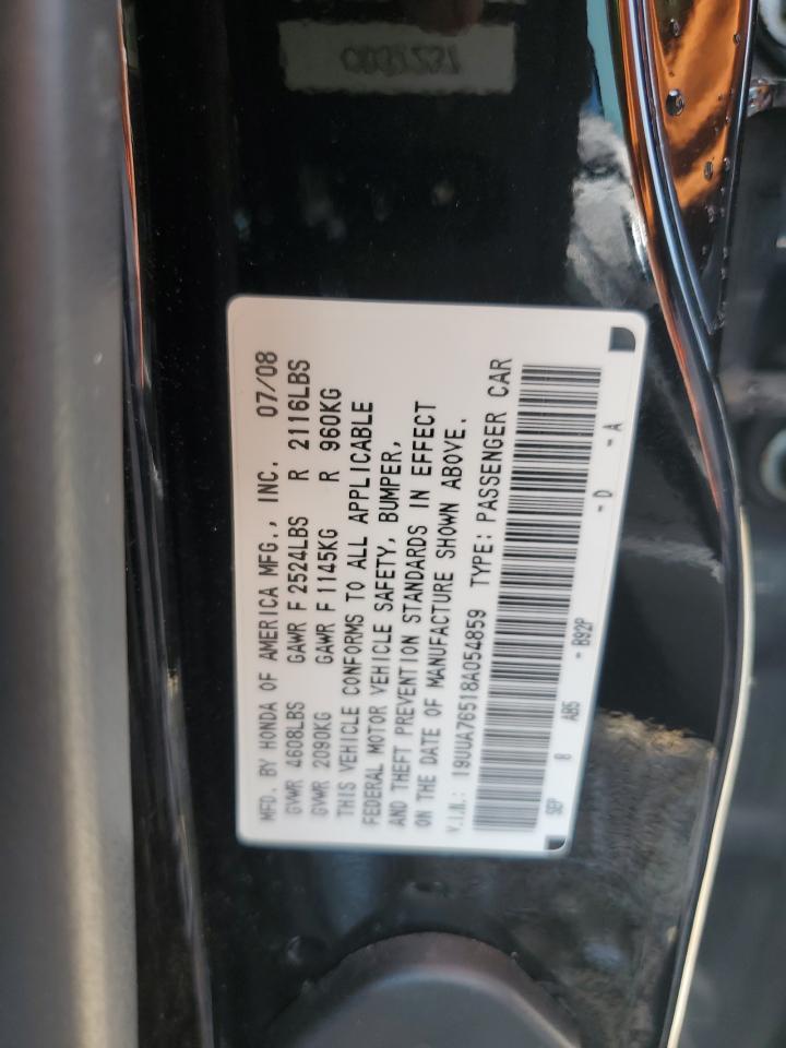 2000 Acura Tl Type S VIN: 19UUA76518A054859 Lot: 60410895