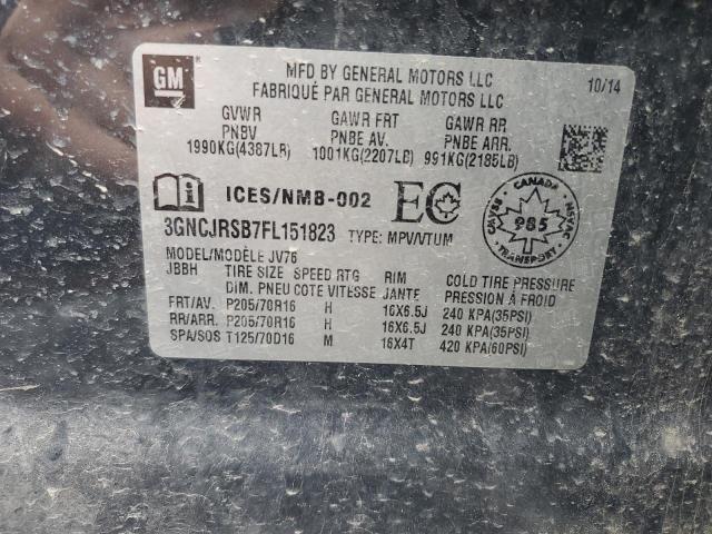 2015 CHEVROLET TRAX 1LT  