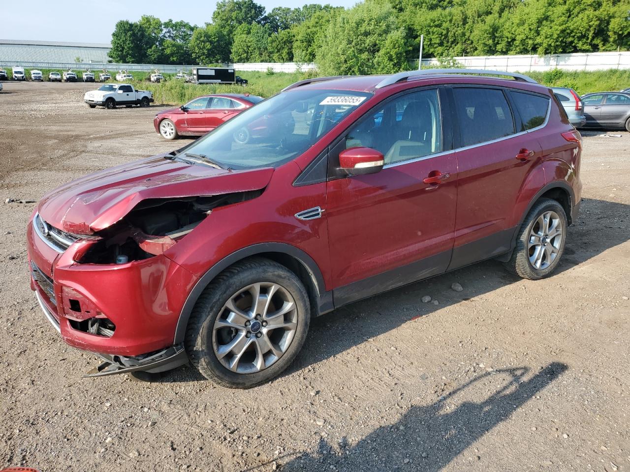 2014 Ford Escape Titanium იყიდება Davison-ში, MI - Front End