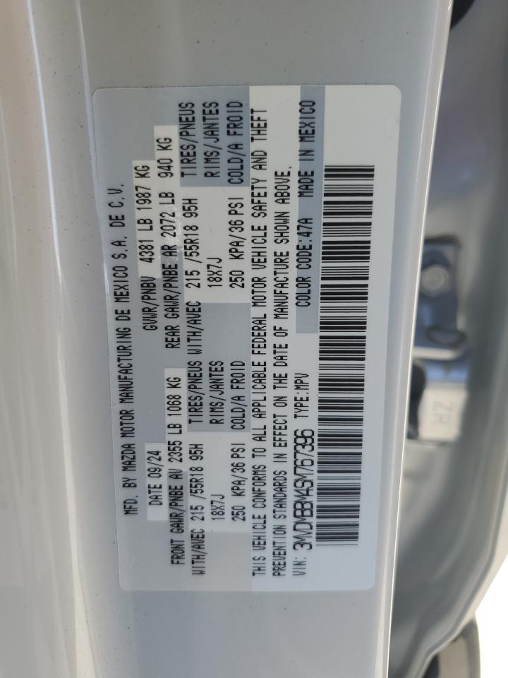 2025 Mazda Cx-30 Select VIN: 3MVDMBBM4SM767396 Lot: 62098705