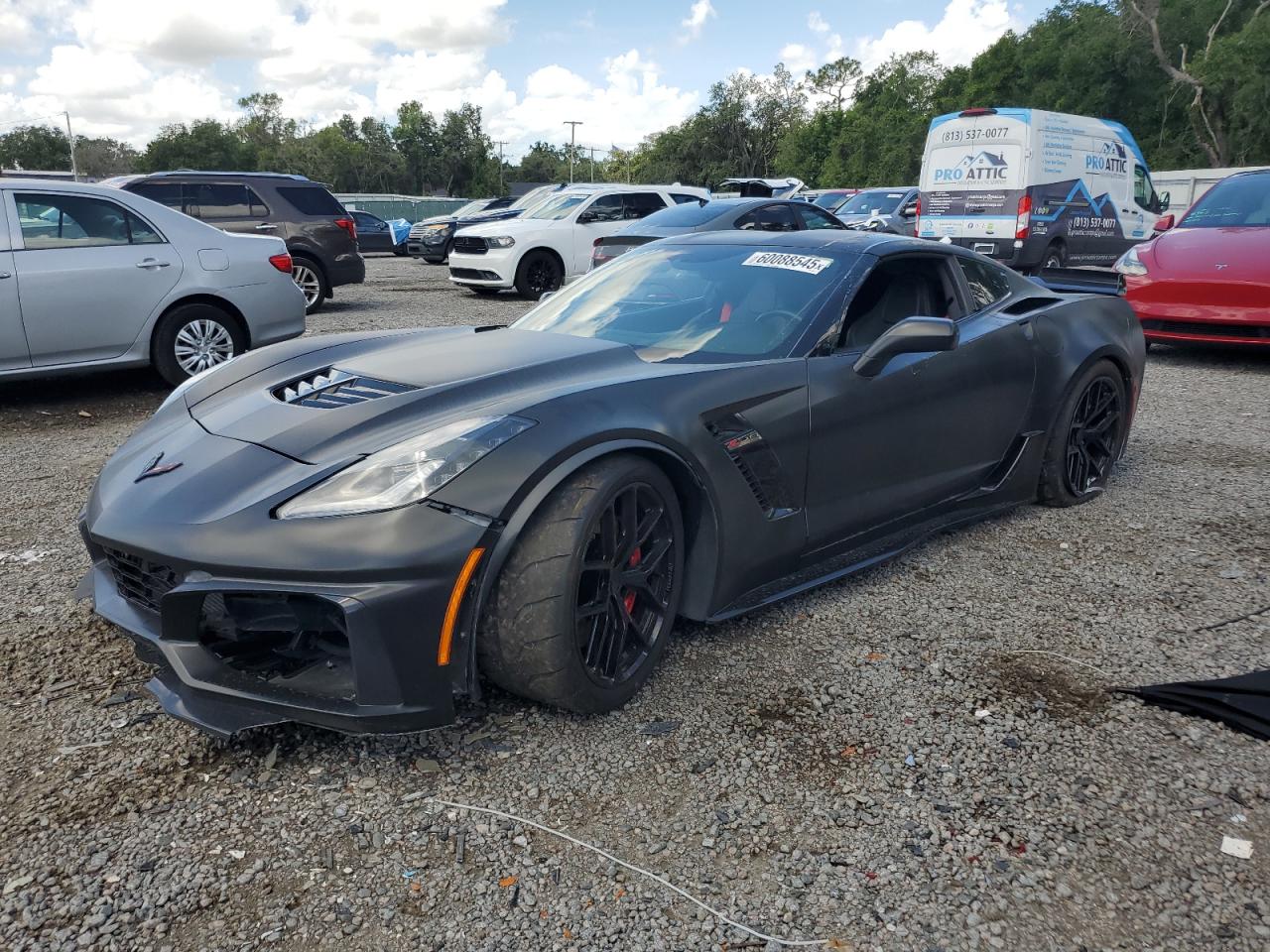 2018 Chevrolet Corvette Z06 1Lz للبيع في Riverview، FL - Side