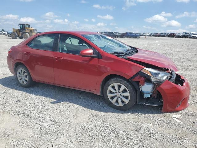  TOYOTA COROLLA 2016 Красный