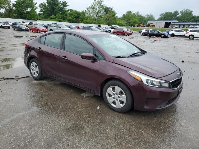  KIA FORTE 2018 Burgundy