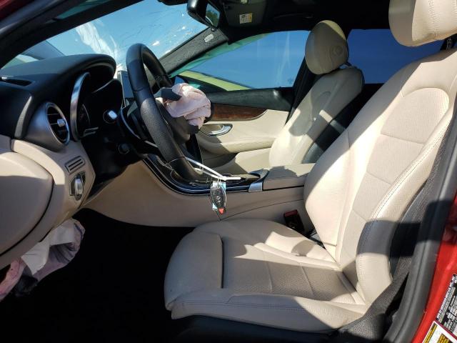  MERCEDES-BENZ C-CLASS 2018 Красный