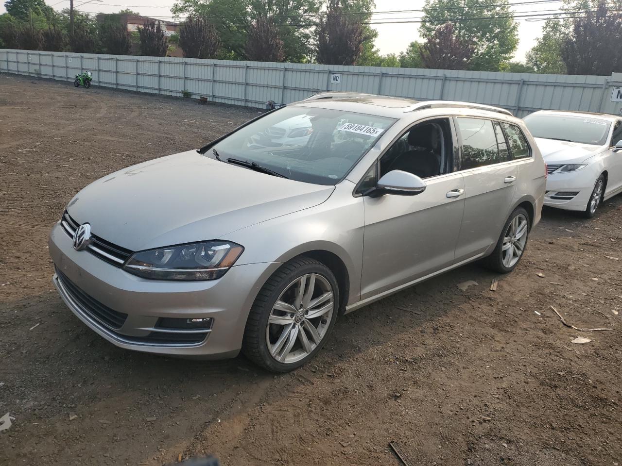 2015 Volkswagen Golf Sportwagen Tdi S en Venta en New Britain, CT - Side
