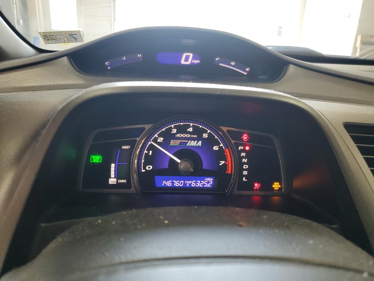 2009 Honda Civic Hybrid VIN: JHMFA36279S015466 Lot: 62880785