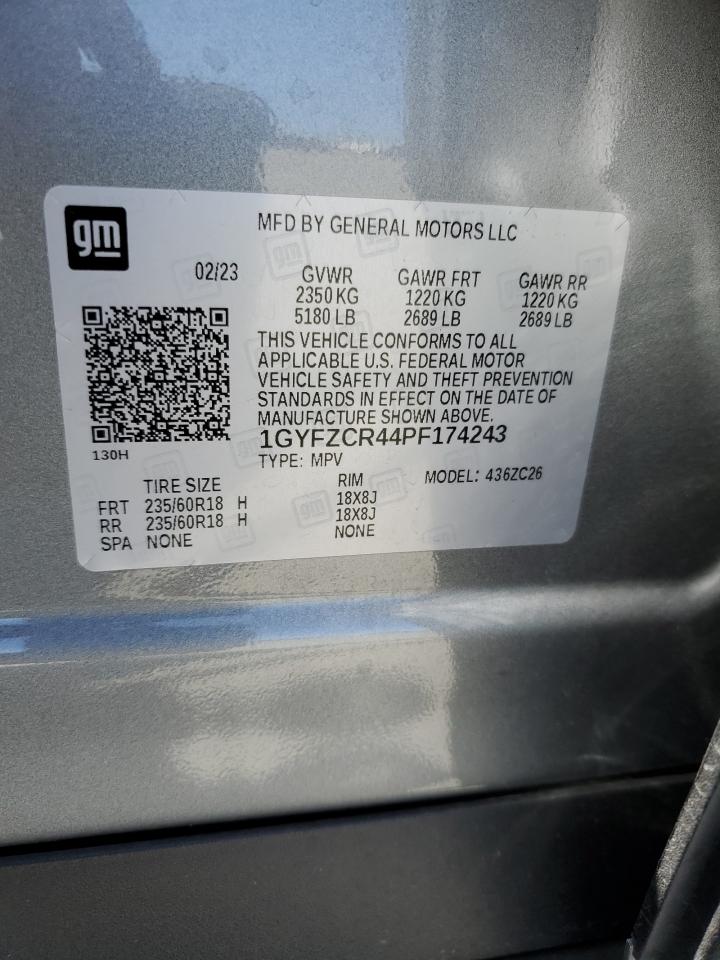 2023 Cadillac Xt4 Premium Luxury VIN: 1GYFZCR44PF174243 Lot: 61288825