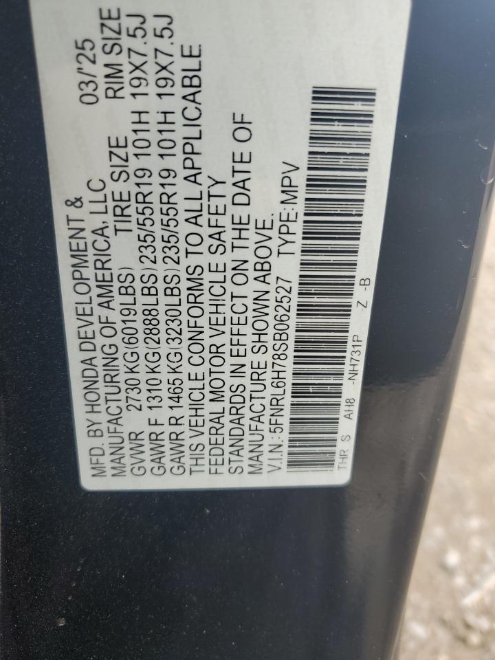 HONDA ODYSSEY 2025 VIN 5FNRL6H78SB062527 photo 14