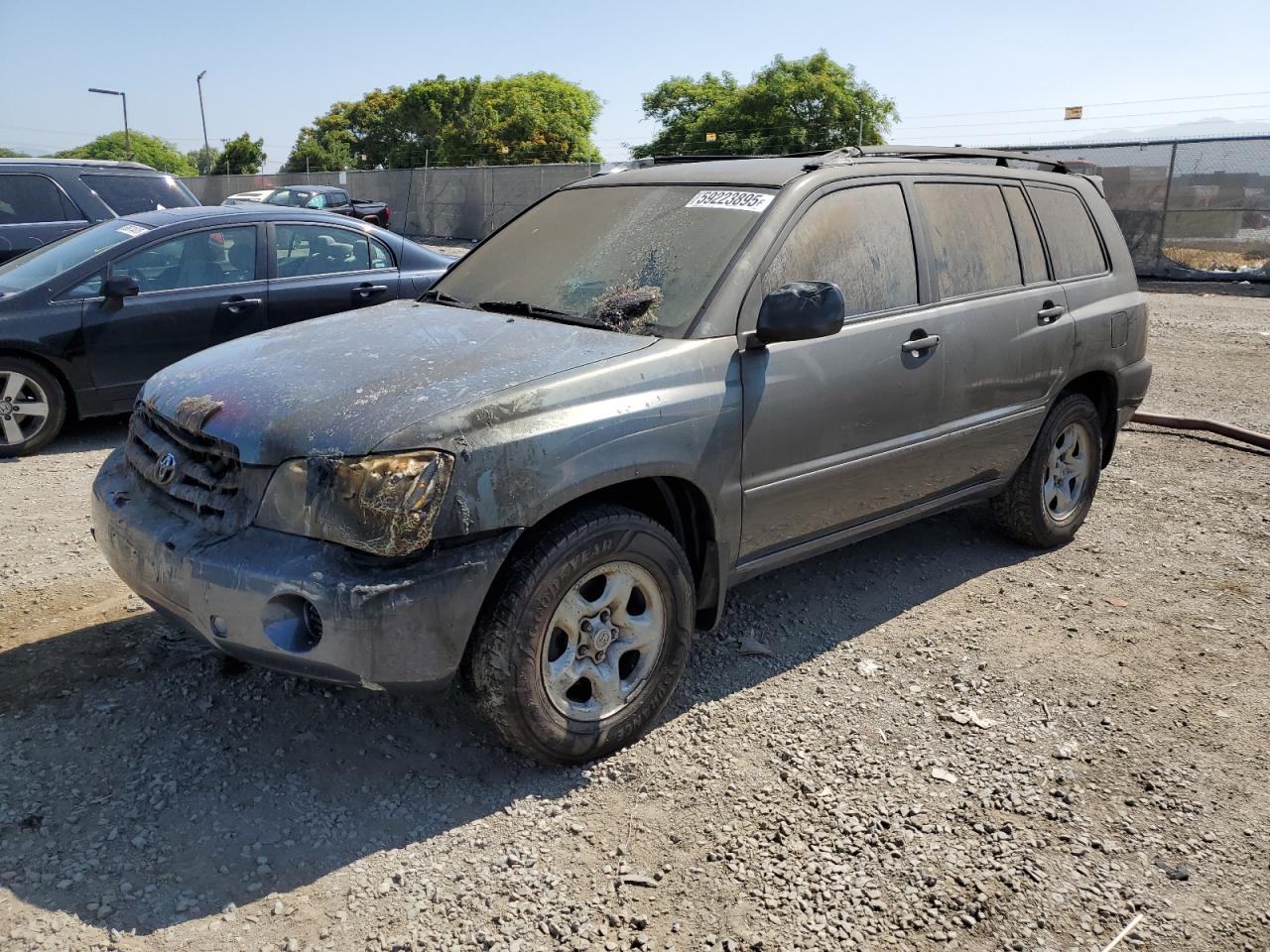 2006 Toyota Highlander na sprzedaż w San Diego, CA - Burn