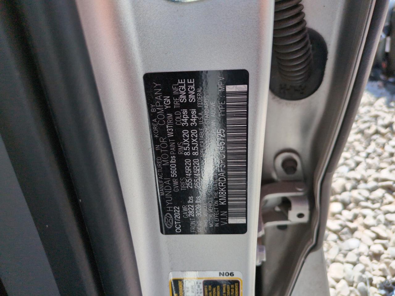 2023 Hyundai Ioniq 5 Limited VIN: KM8KRDAF5PU146725 Lot: 59505185