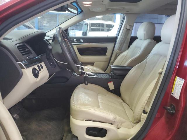  LINCOLN MKS 2015 Czerwony