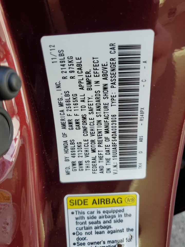 2013 Acura Tl Tech VIN: 19UUA8F54DA003906 Lot: 62516965