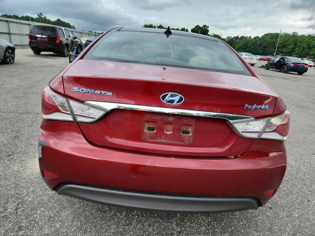  HYUNDAI SONATA 2012 Красный