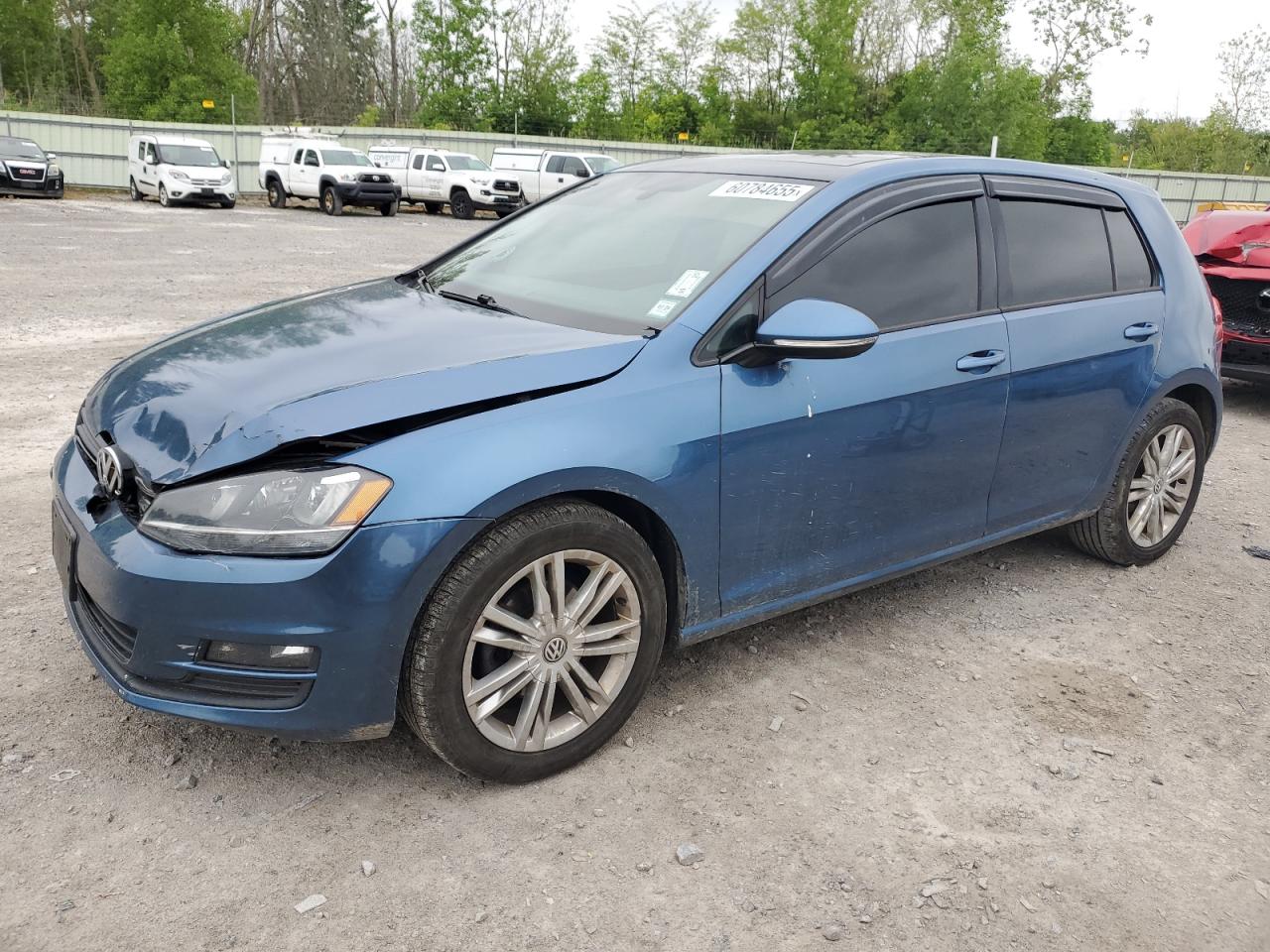 2015 Volkswagen Golf Tdi на продаже в Leroy, NY - Front End