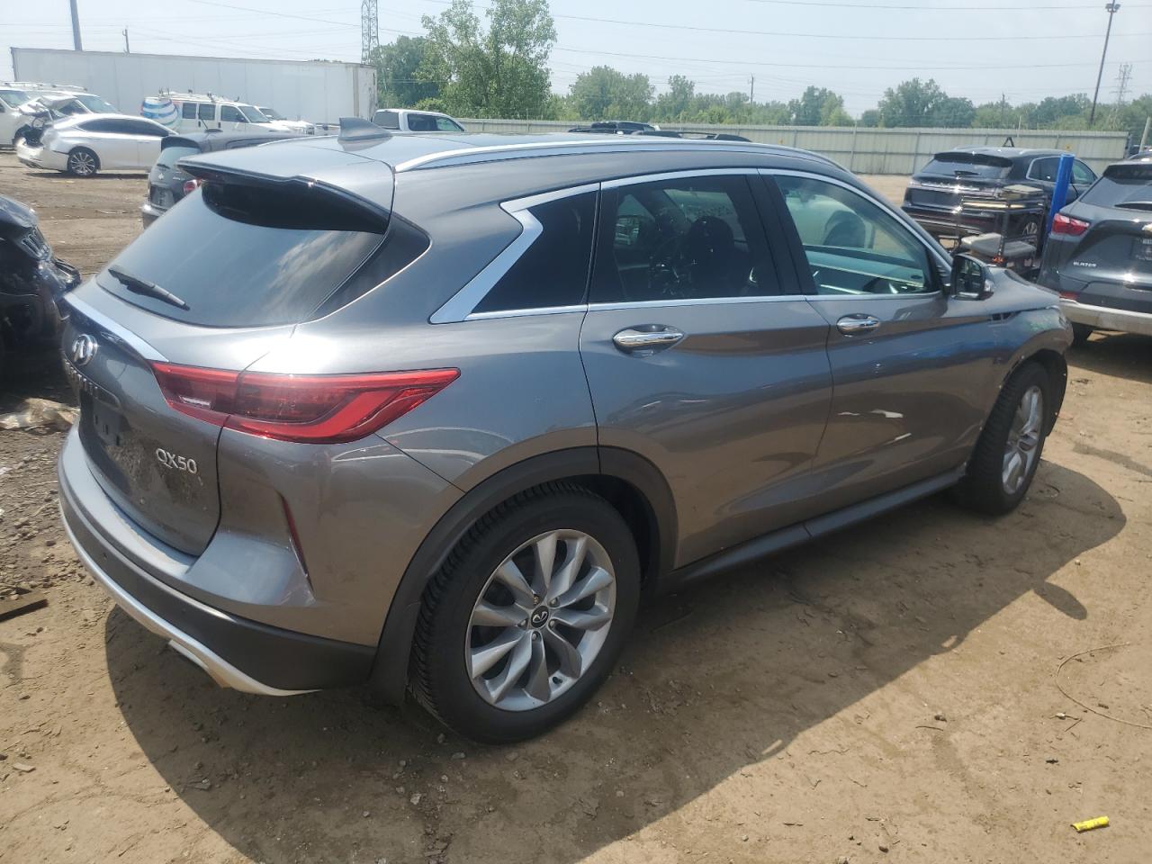 2020 Infiniti Qx50 Pure grey null gas 3PCAJ5M32LF102800 photo #4