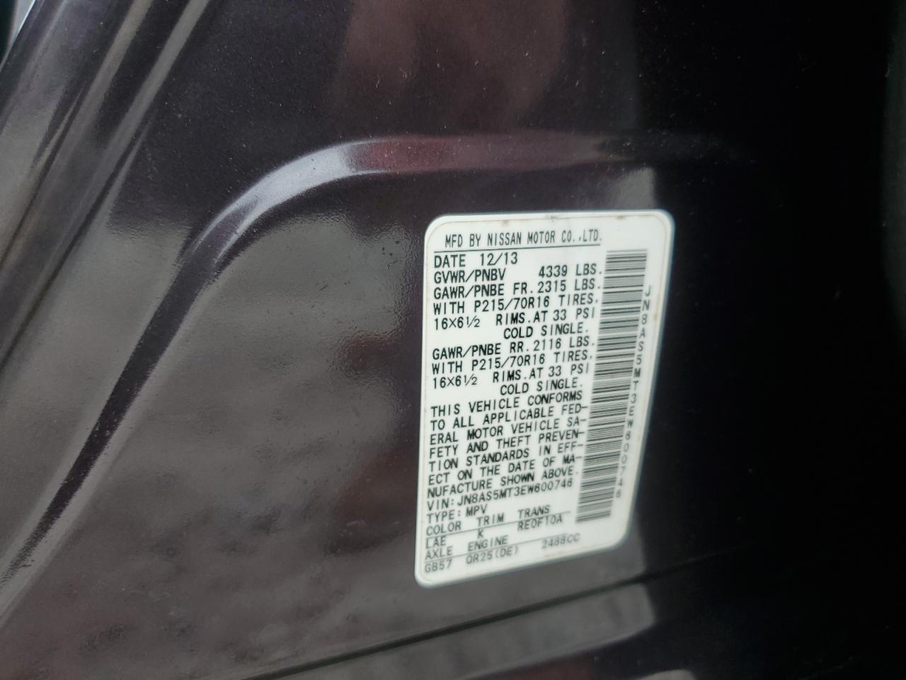 2014 Nissan Rogue - Image 13