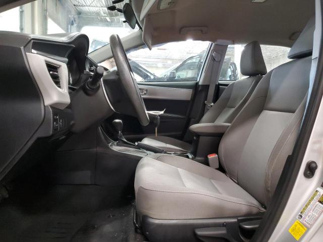  TOYOTA COROLLA 2016 Серебристый