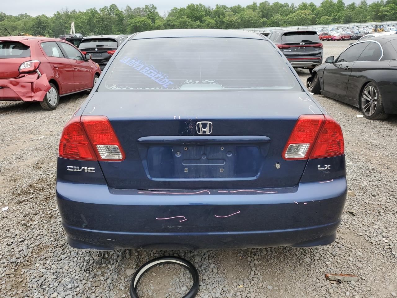 2004 Honda Civic Lx VIN: 2HGES155X4H507968 Lot: 62261555