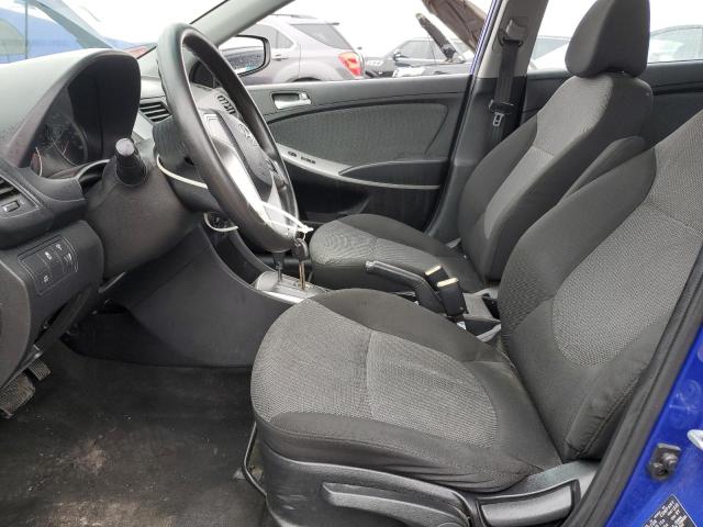 Hatchbacks HYUNDAI ACCENT 2014 Granatowy