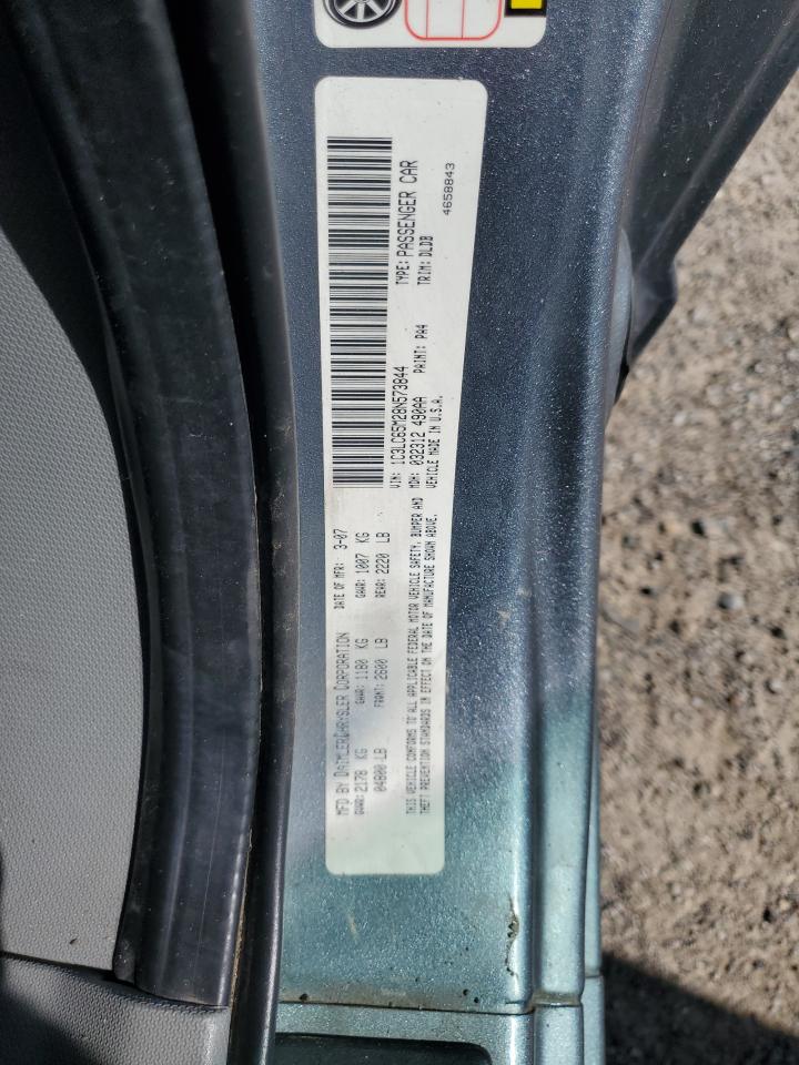 2008 Chrysler Sebring Limited VIN: 1C3LC65M28N573844 Lot: 61181415