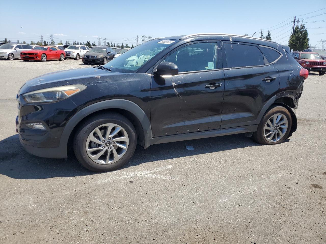 2016 Hyundai Tucson Limited en Venta en Rancho Cucamonga, CA - Rear End