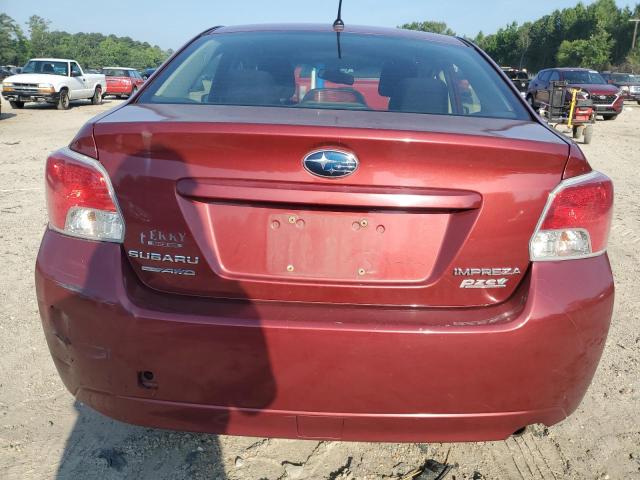  SUBARU IMPREZA 2014 Красный