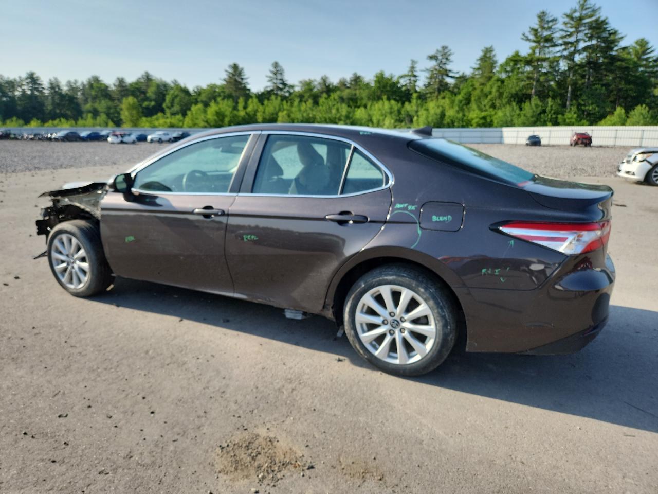 2019 Toyota Camry L brown null gas 4T1B11HKXKU833247 photo #3