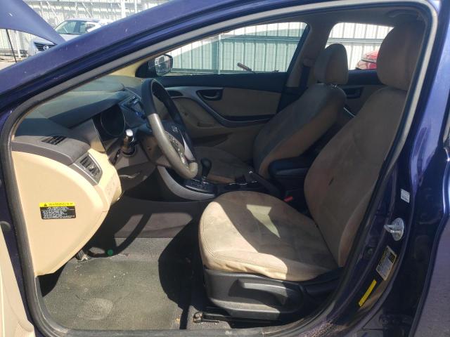 Sedans HYUNDAI ELANTRA 2013 Blue
