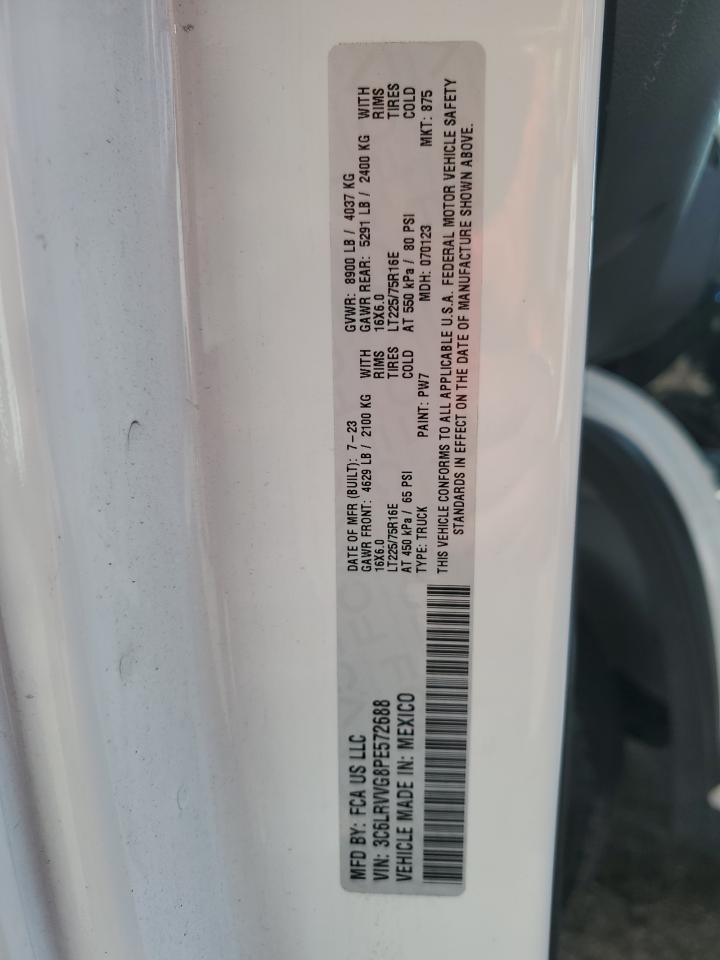 RAM All Models 2023 VIN 3C6LRVVG8PE572688 zdjęcie 14